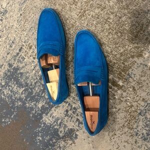 Harry’s of London Blue Suede Men's Loafers